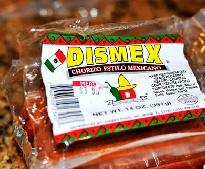 DISMEX CHORIZO ESTILO MEXICANO 14 OZ