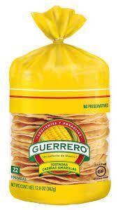 GUERRERO TOSTADAS CASERAS YELLOW 22 OZ