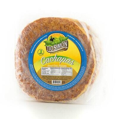 TIO SOL CACHAPAS - CORN PANCAKES 5 PACK