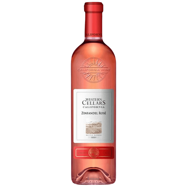 WESTERN CELLARS WINE ROSE ZINFANDEL 750 ML