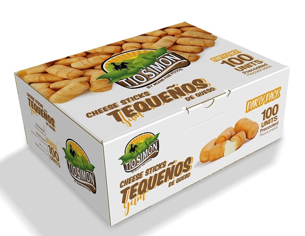 TIO SIMON TEQUENOS DE QUESO 100 UNIDS