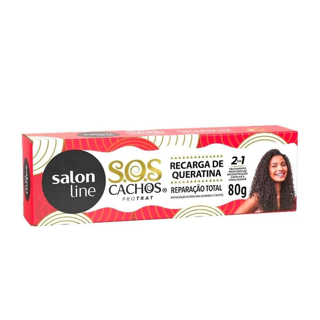 SALON LINE RECARGA DE QUERATINA REP 2-1 300ML