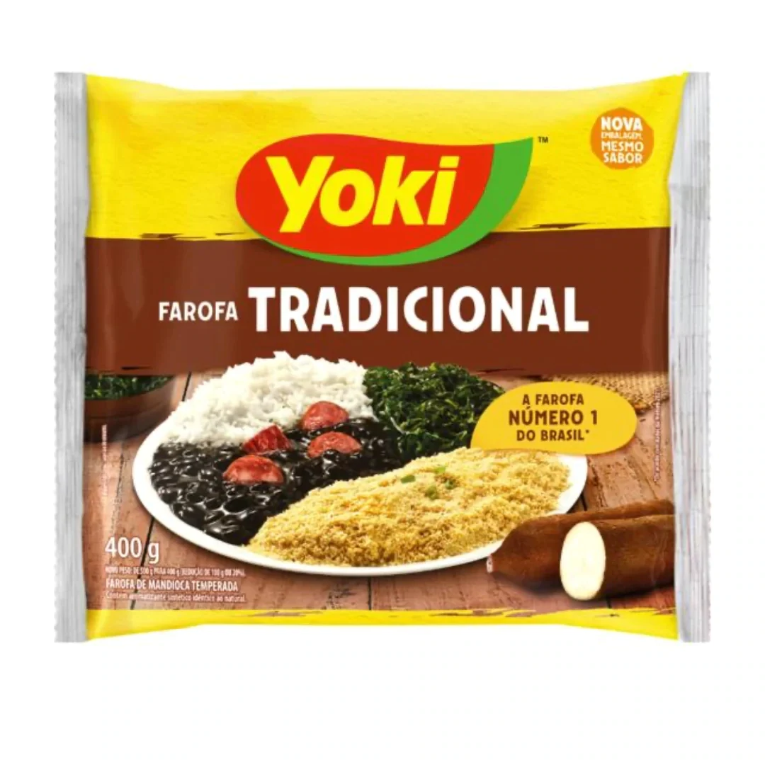 YOKI FAROFA PRONTA TEMPERADA 400 GR
