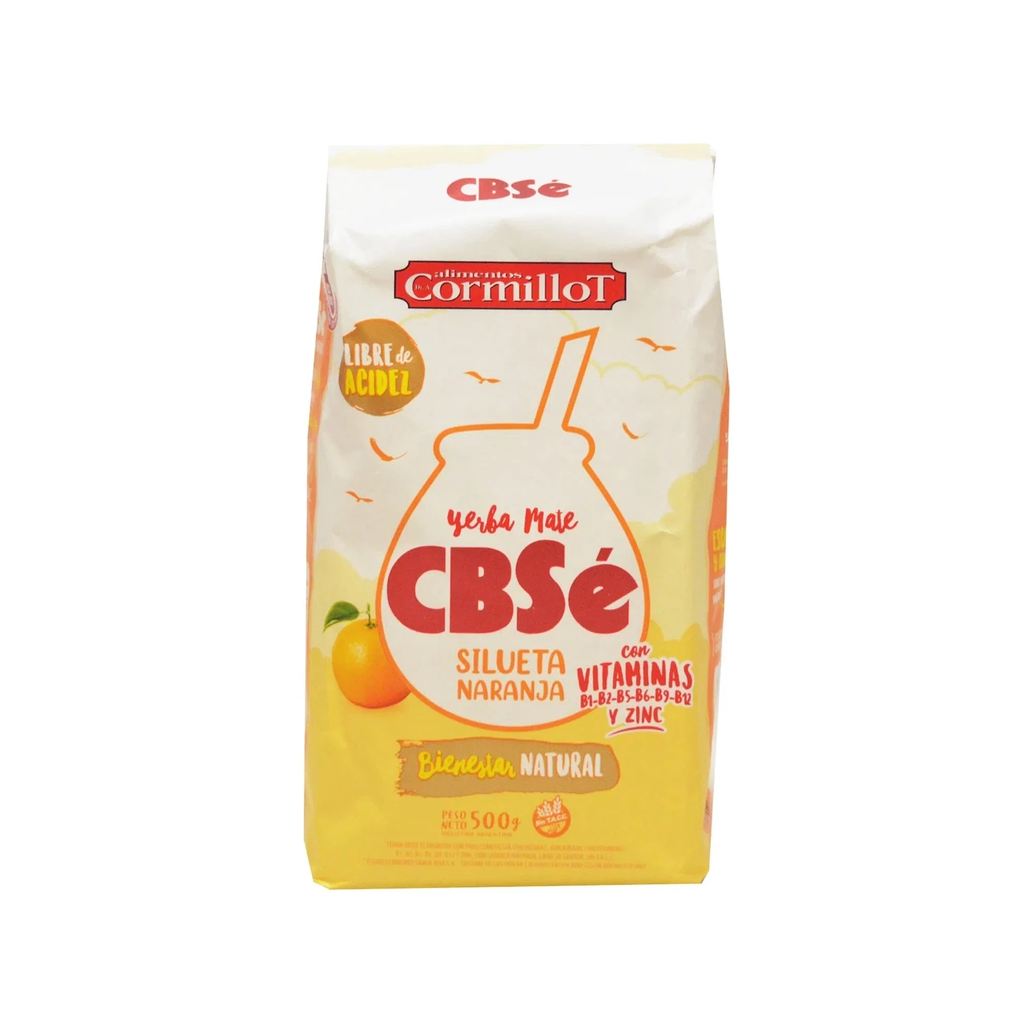 CBSE YERBA MATE SILUETA NARANJA 500 GR