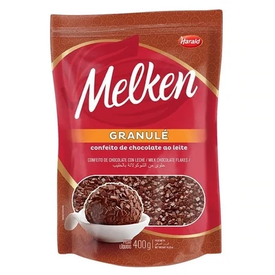HARALD MELKEN CHOCOLATE GRANU BRANCO 400 GR