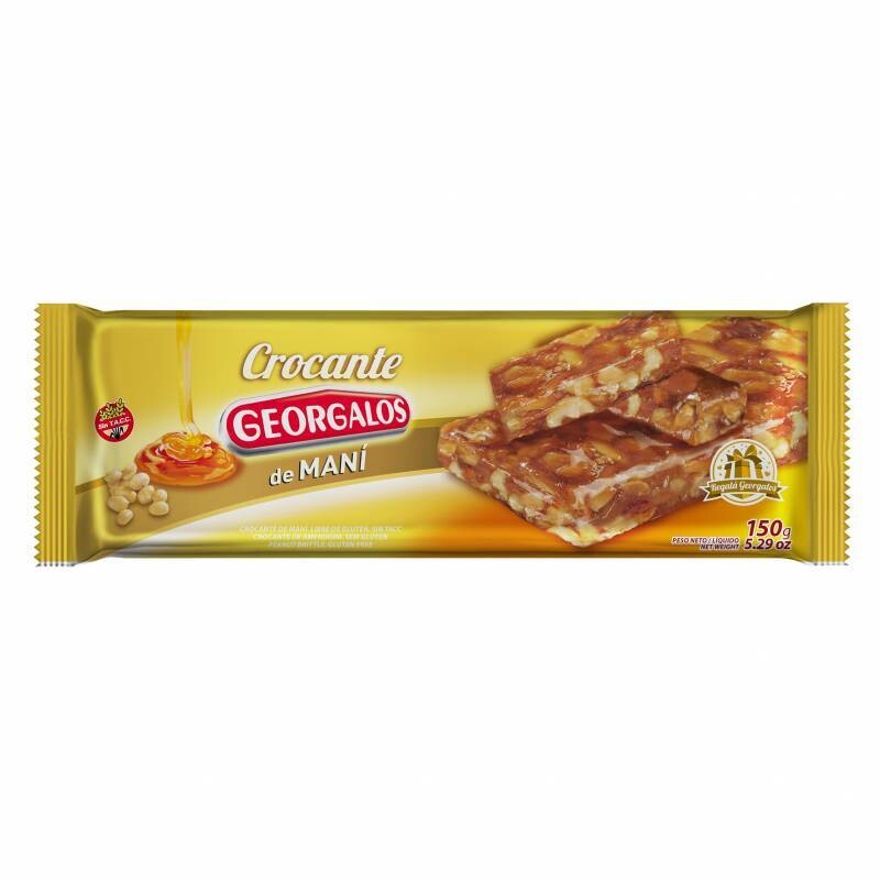 GEORGALOS TURRON DE CROCANTE DE MANI 150 GR