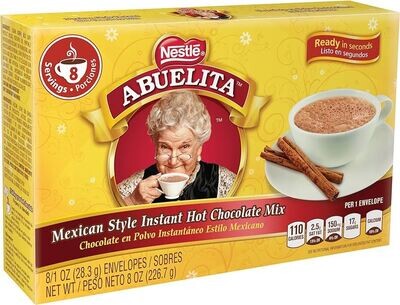 NESTLE ABUELITA CHOCOLATE MIX 8 PACK 1 OZ