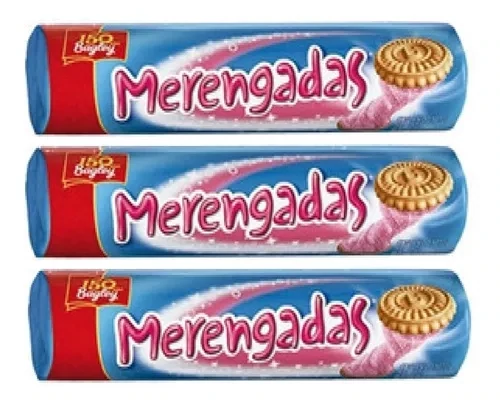 BAGLEY GALLETAS RELL MERENGADAS 3 PCK 264 G