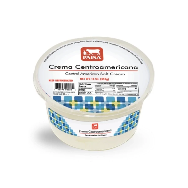 PAISA CREMA CENTROAMERICANA 16 OZ