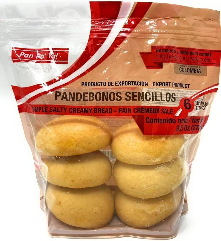 PAYA PAN DE BONO 6 UNIDADES