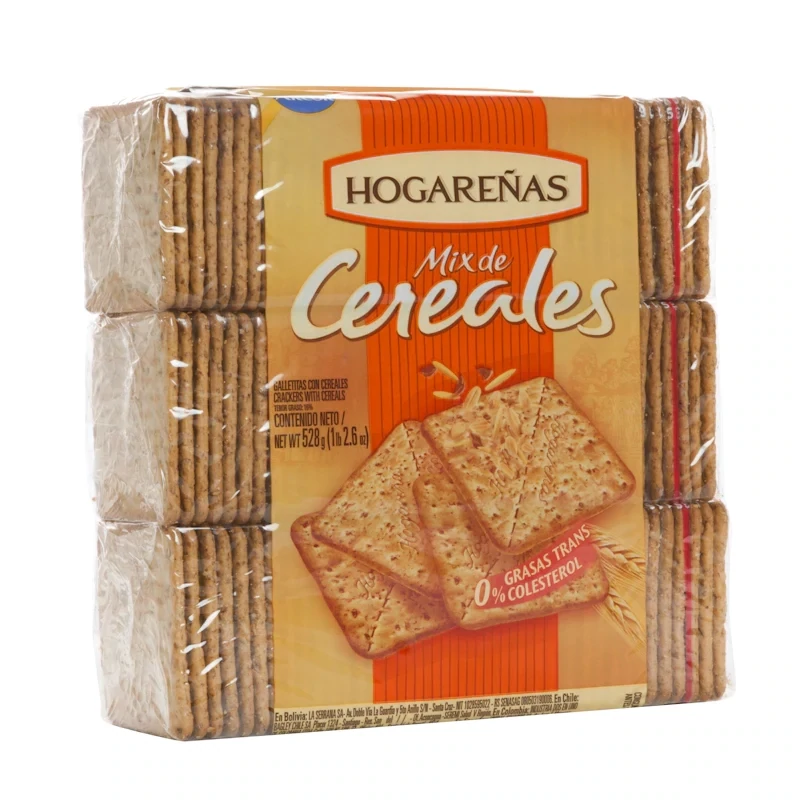 ARCOR HOGARENAS MIX DE CEREALES 3 PCK 176 GR