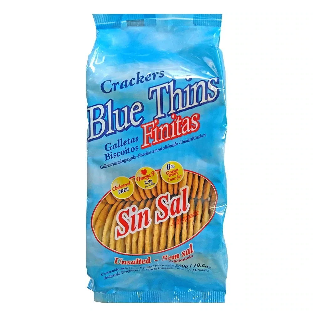 CELESTINA BLUE THINS FINITAS SIN SAL 10.60 OZ