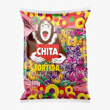 CHITA BALA SORTIDA MASTIGAVEL SORTIDO 500 GR