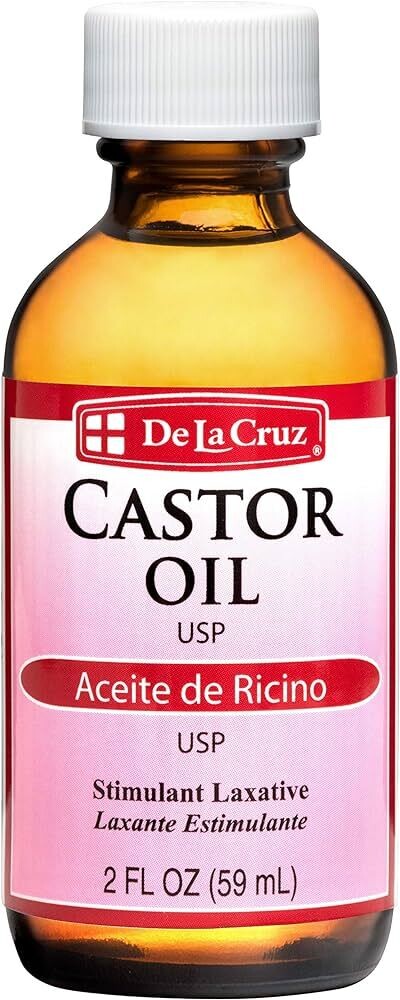 DE LA CRUZ CASTOR OIL - ACEITE DE RICINO 2 OZ