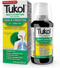 TUKOL TOS Y CONGESTION COLD JARABE 4 OZ