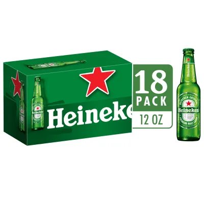 HEINEKEN CERVEZA 12 FL OZ - BOT 18 PCK