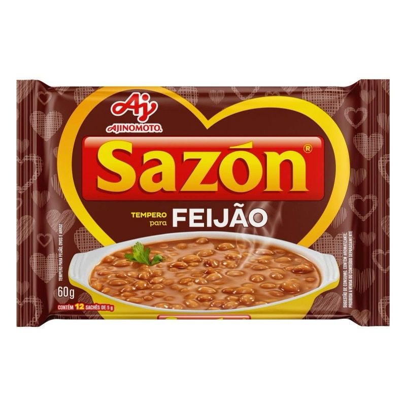 AJINOMOTO SAZON MARRON PARA FEIJAO 60 GR
