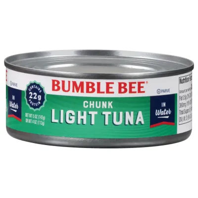 BUMBLE BEE CHUNK LIGHT TUNA IN WATER 5 OZ