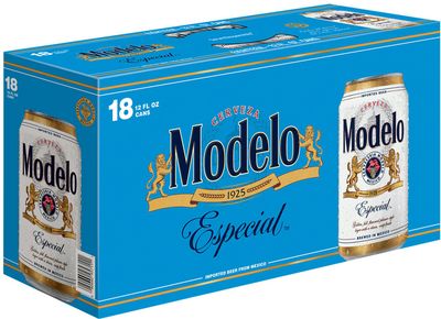 MODELO ESPECIAL CERVEZA 12 OZ - CAN 18 PACK