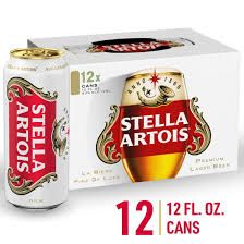 STELLA CERVEZA 12 FL OZ - CAN 12 PCK