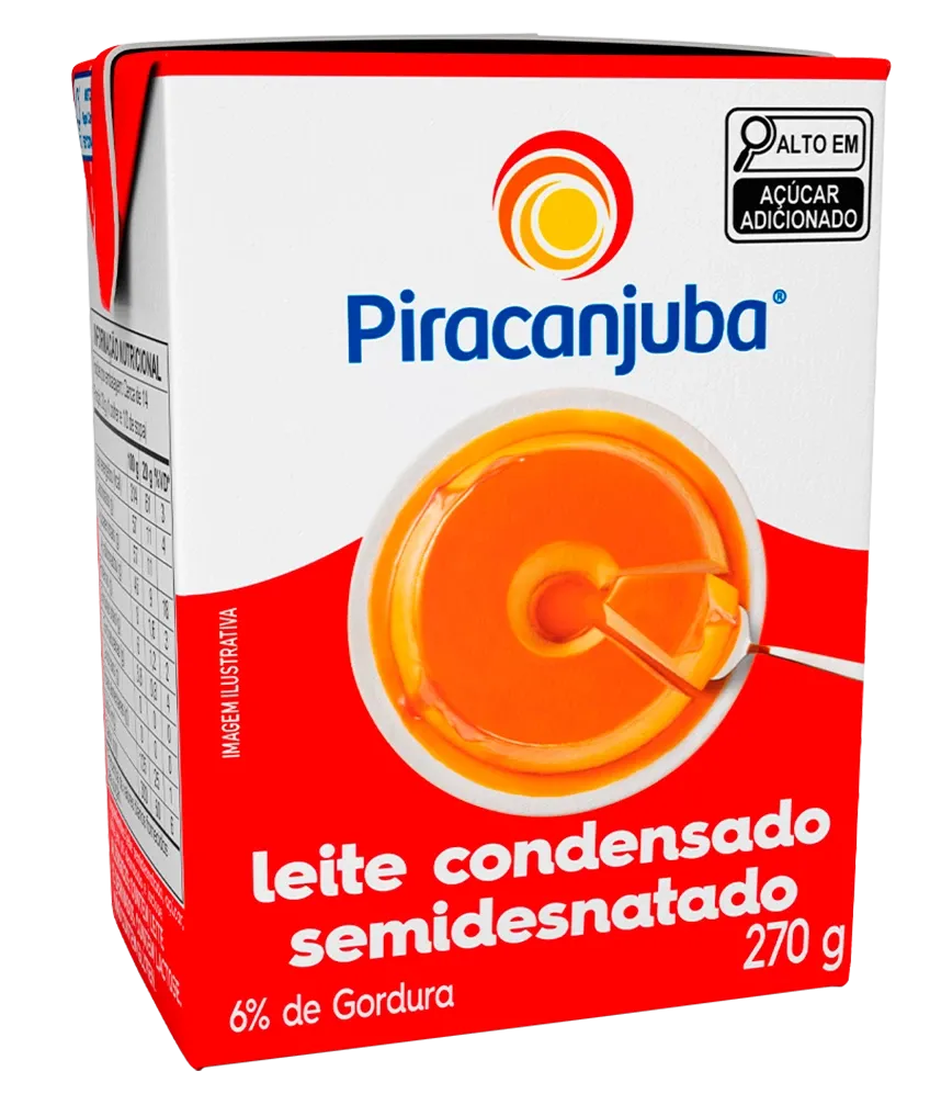 PIRACANJUBA LEITE CONDENSADO 270 GR