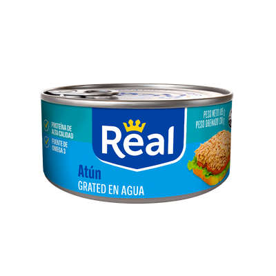 REAL ATUN EN AGUA - SOLID TUNA IN WATER 5 OZ