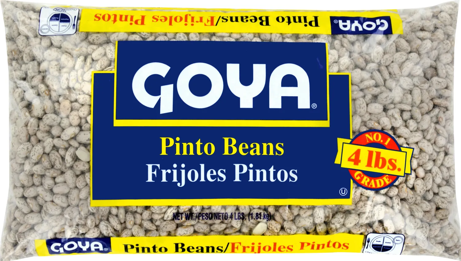 GOYA FRIJOLES PINTOS - PINTO BEANS 4 LB