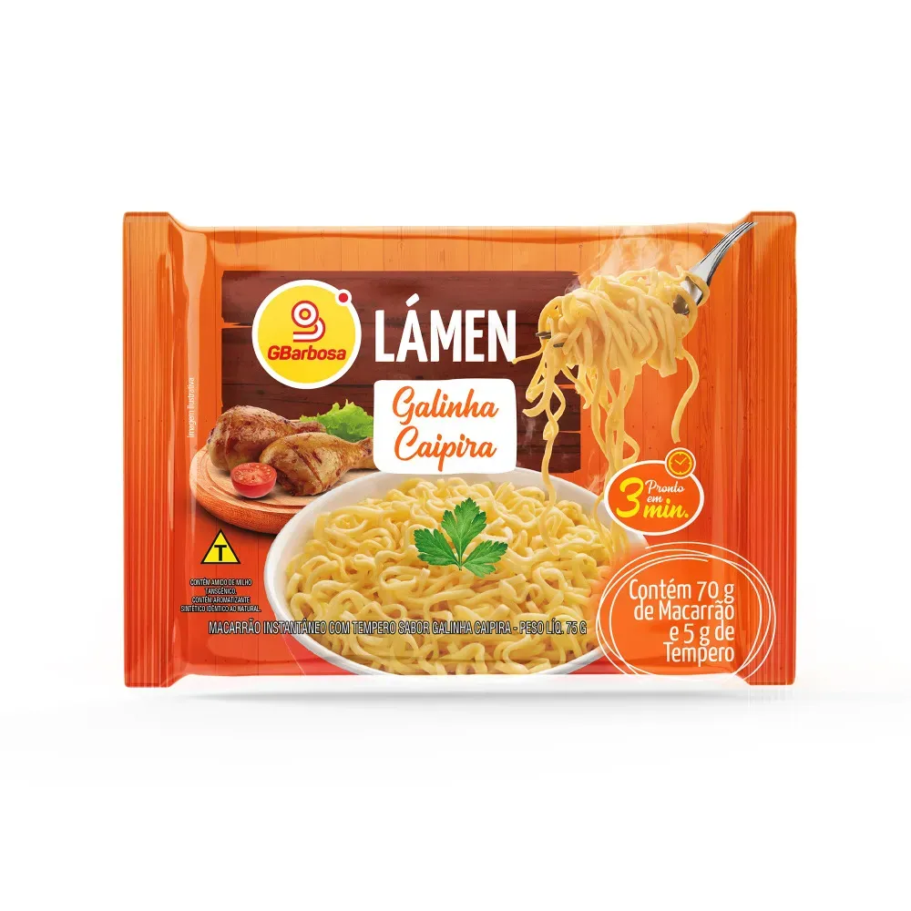 NISSIN LAMEN MACARRAO GALINHA CAIPIRA 75 GR