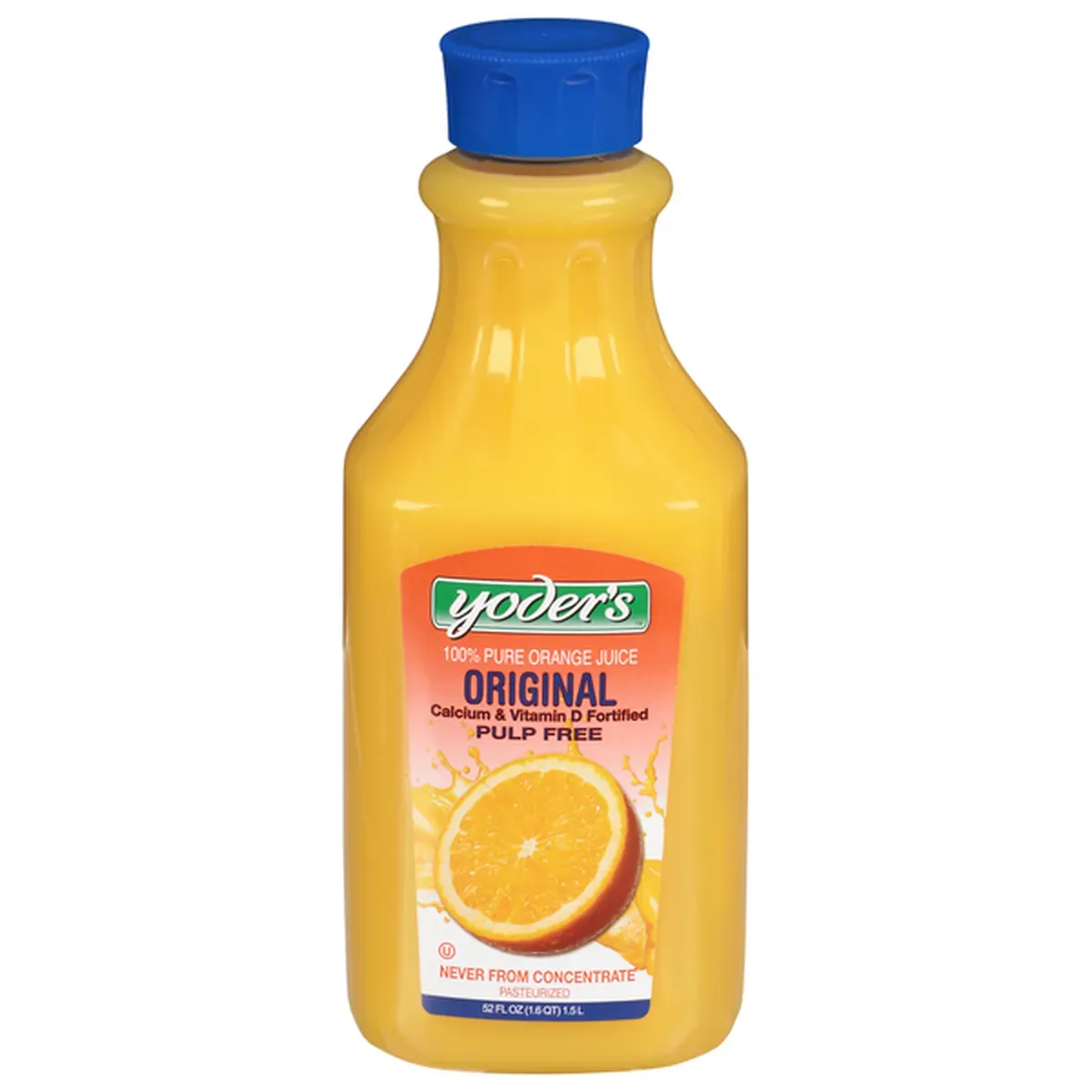 YODERS ORIG ORANGE JUICE CALCIUM VIT D 52 OZ