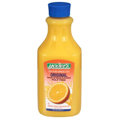 YODERS ORIG ORANGE JUICE CALCIUM VIT D 52 OZ