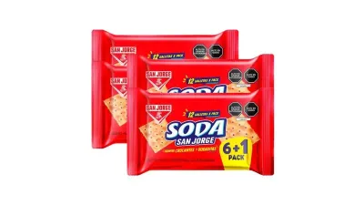SAN JORGE GALLETAS DE SODA 40 GR 7 PACK