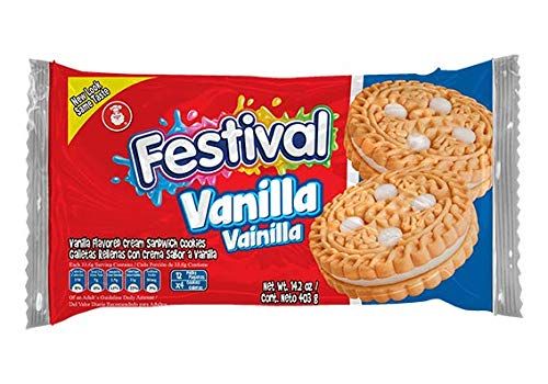 FESTIVAL VANILLA SANDWICH COOKIES 13 OZ