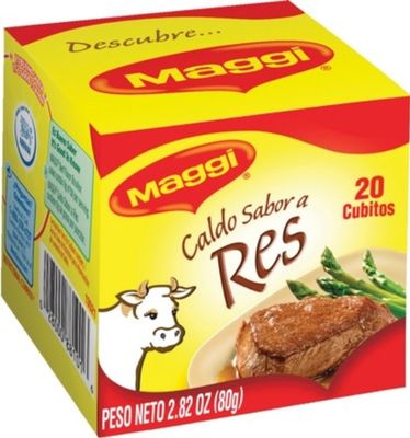 MAGGI CUBITOS DE RES - BEEF CUBES 20 CT