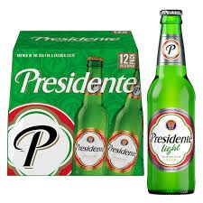 PRESIDENTE CERVEZA 12 FL OZ - BOT 12 PACK