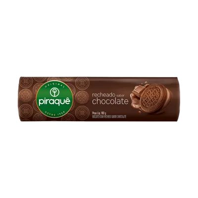 PIRAQUE BISCOITO RECHEADO CHOCOLATE 160 GR