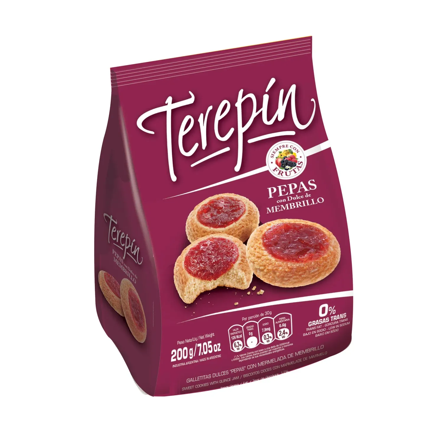 TEREPIN PEPAS DE MEMBRILLO 200 GR