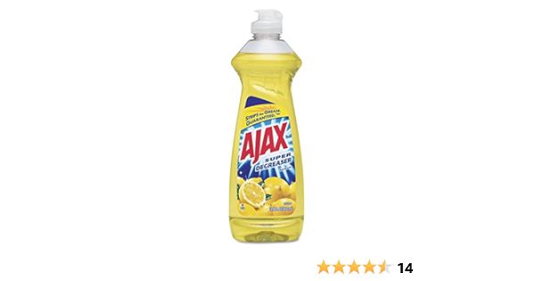 AJAX LEMON DISHWASH LIQUID 12.40 OZ