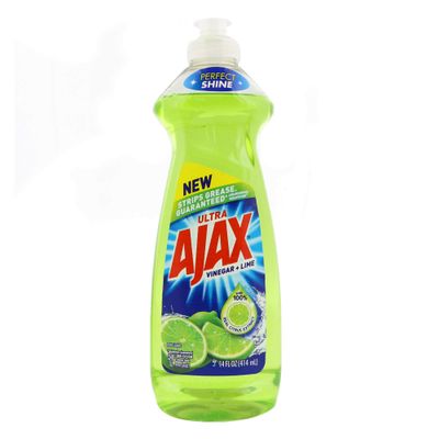 AJAX VINEGAR LIME DISHWASH LIQUID 12.40 OZ