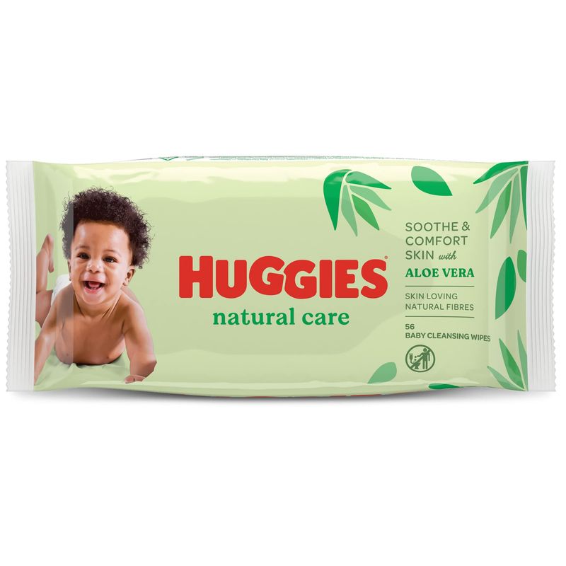 HUGGIES BABY WET WIPES NAT CARE 56 CT