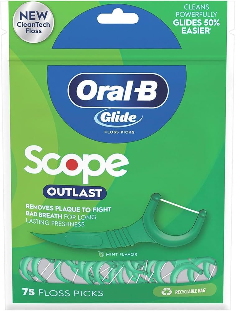 ORAL B DENTAL FLOSS SCOPE PICKS 30 CT