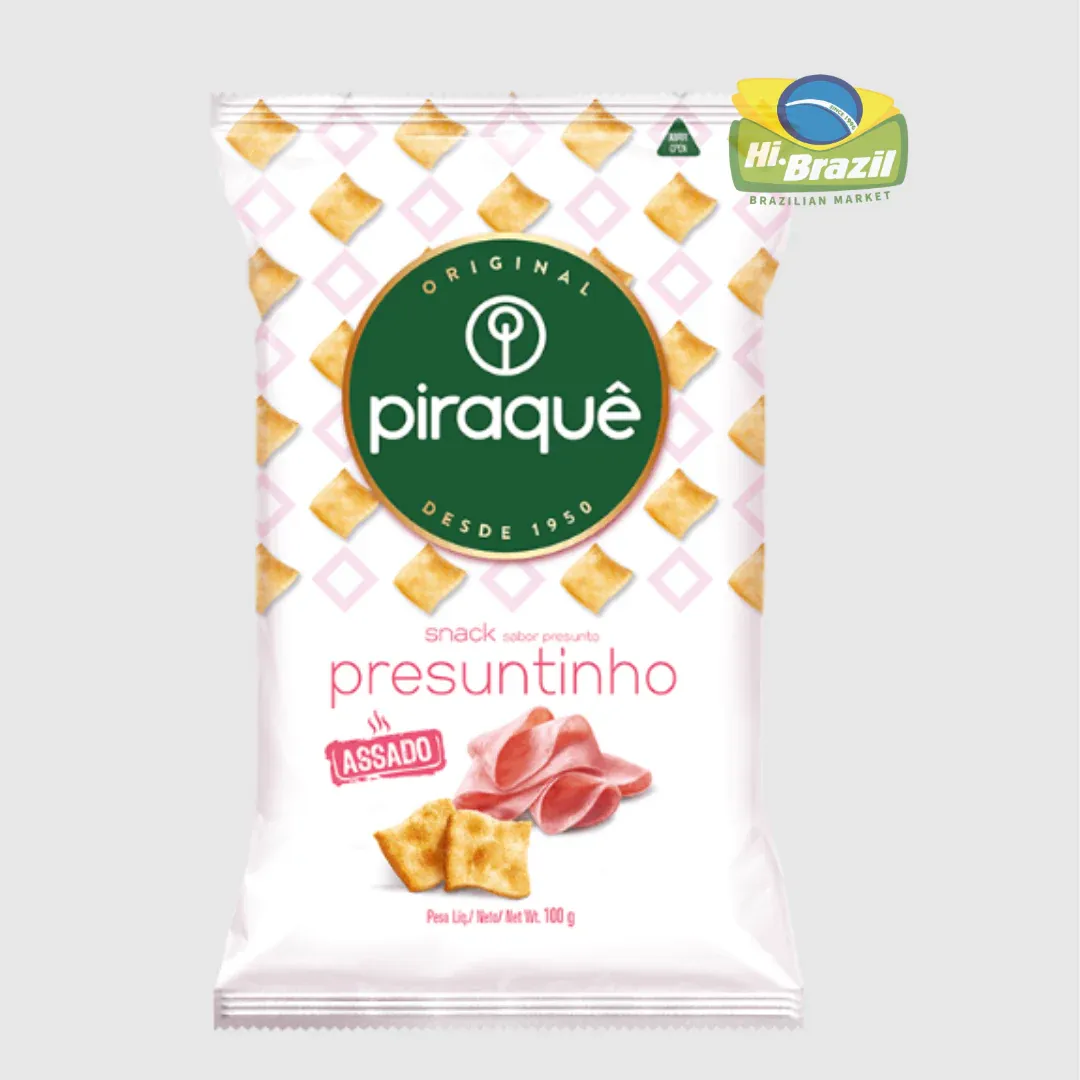 PIRAQUE BISC PRESUNTINHO - HAM SNACKS 100 G