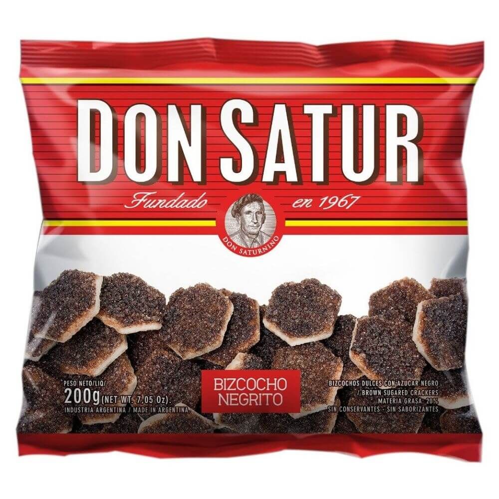 DON SATUR BIZCOCHO DULCE NEGRITO 200 GR