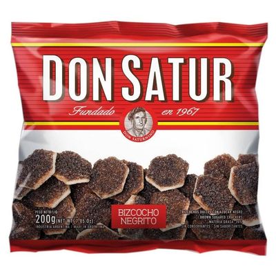 DON SATUR BIZCOCHO DULCE NEGRITO 200 GR