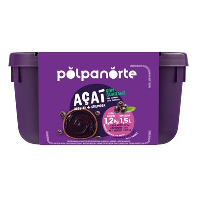 POLPA NORTE ACAI ORG COM GUARANA 1.02 KG