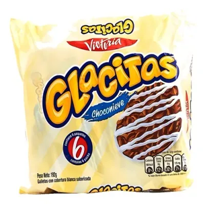 VICTORIA GLACITAS SABOR CHOCONIEVE 192 G 6 PK