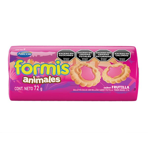 ARCOR FORMIS SABOR FRESA 12 PACK 516 GR