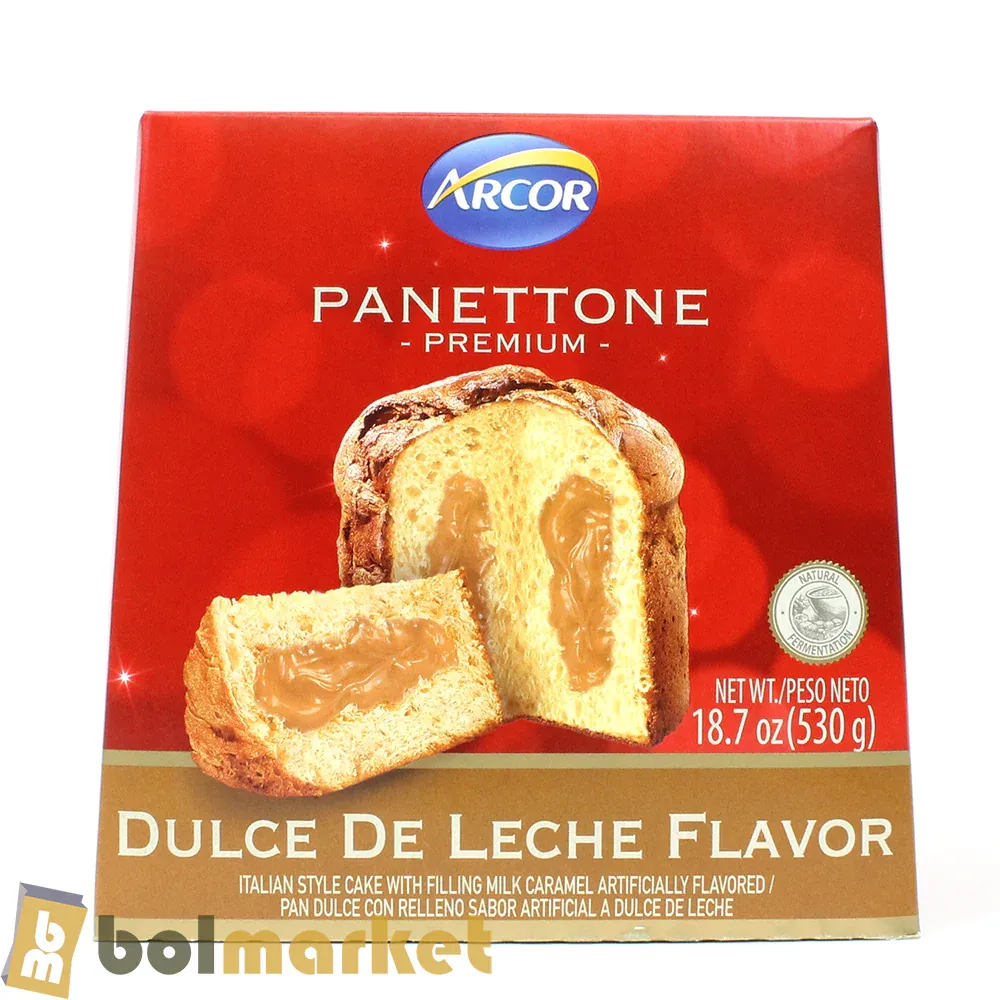 ARCOR PANETTONE DULCE DE LECHE 530 GR