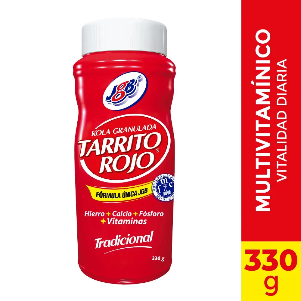 JGB KOLA GRANULADA TARRITO ROJO TRAD 338 GR