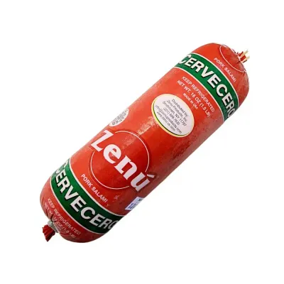 ZENU SALCHICHON CERVECERO COLOMBIANO 16 OZ