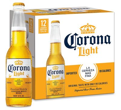 CORONA LIGHT CERVEZA 12 FL OZ - BOT 12 PK